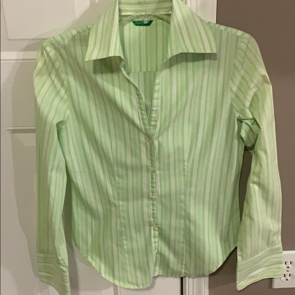 United of Benetton Button down Collared top.